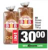 BB Brown Sliced Bread-For 2 x 700g