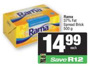 Rama 37% Fat Spread Brick-500g