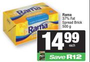 0Rama 37% Fat Spread Brick-500g