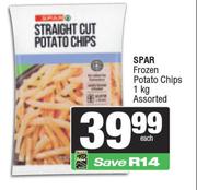 Spar Frozen Potato Chips Assorted-1Kg