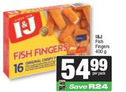 I&J Fish Fingers-400g Per Pack