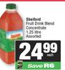 Shelford Fruit Drink Blend Concentrate Assorted-1.25ltr 
