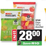 Spar Chips Assorted-For Any 2 x 120g