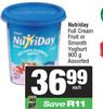 Nutriday Full Cream Fruit Or Smooth Yoghurt Assorted-900g Each