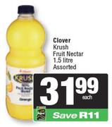 Clover Krush Fruit Nectar Assorted-1.5Ltr