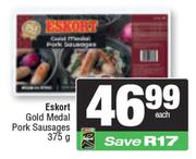 Eskort Gold Medal Pork Sausages-375g