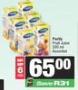 Purity Fruit Juice Assorted-For Any 6 x 200ml