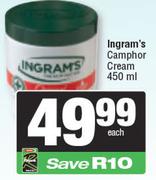 Ingram's Camphor Cream-450ml