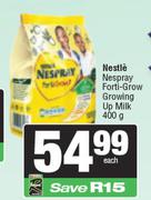Nestle Nespray Forti-Grow Growing Up Milk-400g