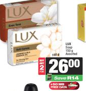 Lux Soap Assorted-For Any 2 x 150g 