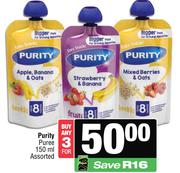 Purity Puree Assorted-For Any 3 x 150ml