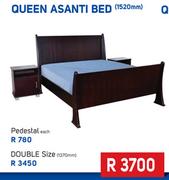 Queen Asanti 1520mm Bed
