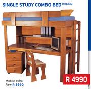 Single 915mm Study Combo Bed
