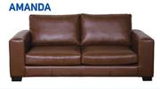 Amanda 3 Division In 100% Bonded Leather