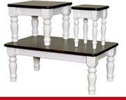 Two Tone Lamp Table 600x600mm