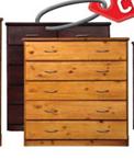 Rio Chest 4+2 Drawer Wallnut