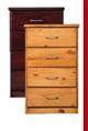 Boston Chest 4 Drawer Oregon Stain