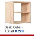 Basic Cubes 1 Shelf 400 x 400 x 300mm