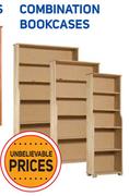 Combination Book Cases 600 x 1800mm