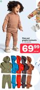 Plain & Graphic Tracksuits (0-24 Months)-Per Set
