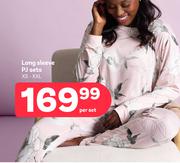 Long Sleeve PJ Sets XS-XXL-Per Set