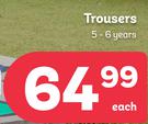 Trousers 5-6 Years-Each