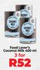 Food Lover's Coconut Milk-For 3 x 400ml
