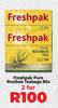 Freshpak Pure Rooibos Teabags-For 2 x 80s Pack