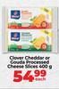 Clover Cheddar Or Gouda Processed Cheese Slices-400g Each