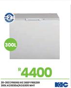 KIC 300Ltr WHT Deep Fridge/Freezer KC0030A/KCG305 20-263