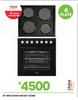 Univa Oven Hob Set U336B 21-480