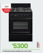 Univa 60cm 4 Burner Gas Stove UG016 21-550