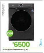 Midea 10Kg F/L MET W/Machine 22-340