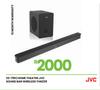 JVC Home Theatre Wireless Soundbar THN239 23-799