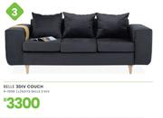 Belle 3 Div Couch L/Suite 9-1098