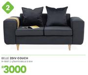 Belle 2 Div Couch L/Suite 9-1097