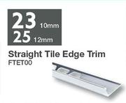 Falcon 10mm Straight Tile Edge Trim FTET00