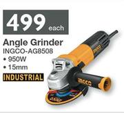 Ingco Angle Grinder 950W 15mm INGCO-AG8508-Each