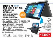 Dixon 11.6 Inch 2-In-1 FHD Windows 10 Notebook CW14Q1P