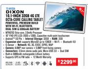 Dixon 10.1 Inch 32 GB 4G LTE Octa-Core Calling Tablet TS-M103A