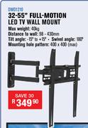 32-55" Full Motion LED TV Wall Mount DWD1210
