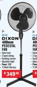 Dixon 400mm Pedestal Fan RD-40