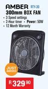 Amber 300mm Box Fan RTY-30