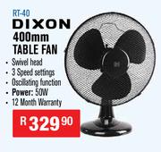 Dixon 400mm Table Fan RT-40