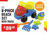 6 Piece Beach Set With Truck 217