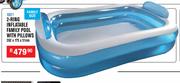 2 Ring Inflatable Family Pool With Pillows 10071-262 x 175 x 51cm