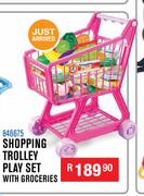 Shopping Trolley Play Set With Groceries 846675