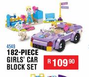 182 Piece Girl's Car Block Set 4549