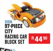97 Piece City Racing Car Block Set 25334