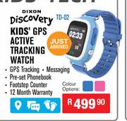 Dixon Discovery Kids GPS Active Tracking Watch TD-02